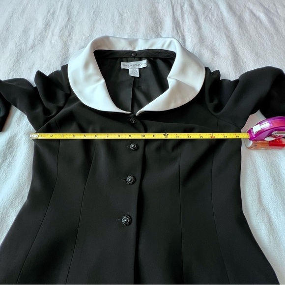 Maggy London Vintage Blazer Jacket Removable White Collar/Lapel Women’s 8, EUC - Picture 6 of 10